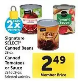 Safeway Signature SELECT Canned Beans offer