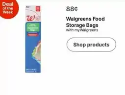 Walgreens Walgreens food storage bags offer