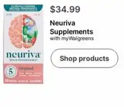 Walgreens Neuriva supplements offer