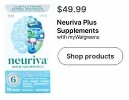 Walgreens Neuriva Plus Supplements offer