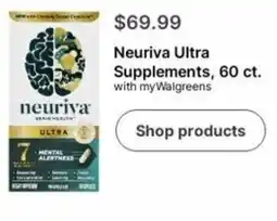 Walgreens Neuriva Ultra Supplements offer