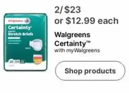 Walgreens Walgreens Certainty offer