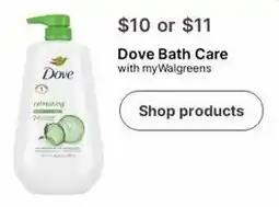 Walgreens Dove Bath Care offer