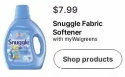Walgreens Snuggle Fabric Softener offer