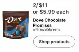 Walgreens Dove Chocolate Promises offer