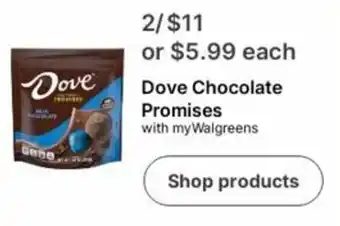 Walgreens Dove Chocolate Promises offer