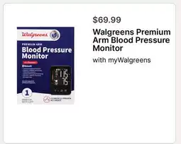 Walgreens Walgreens Premium Arm Blood Pressure Monitor offer