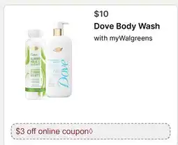 Walgreens Dove Body Wash offer