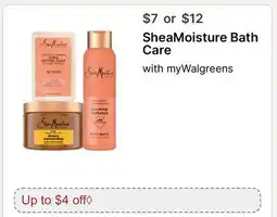 Walgreens SheaMoisture Bath Care offer