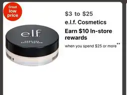 Walgreens e.l.f. Cosmetics offer