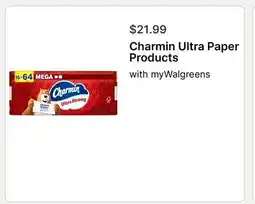 Walgreens Charmin Ultra Paper Products offer