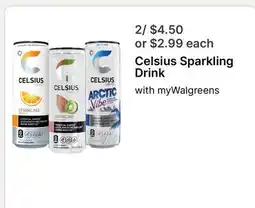 Walgreens Celsius Sparkling Drink offer