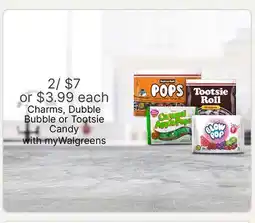 Walgreens Charms, Dubble Bubble or Tootsie Candy offer