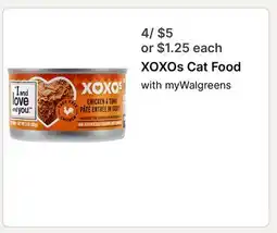 Walgreens XOXOs Cat Food offer