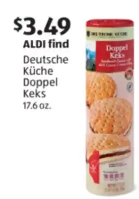 Aldi Deutsche KÃƒÂ¼che Doppel Keks offer