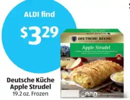 Aldi Deutsche KÃƒÂ¼che Apple Strudel offer