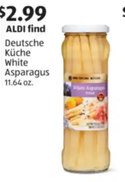 Aldi Deutsche KÃƒÂ¼che White Asparagus offer