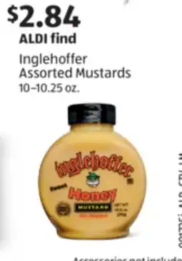 Aldi Inglehoffer Assorted Mustards offer