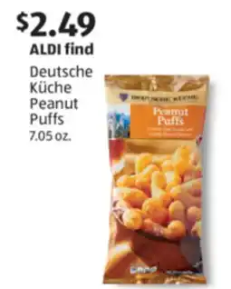 Aldi Deutsche KÃƒÂ¼che Peanut Puffs offer