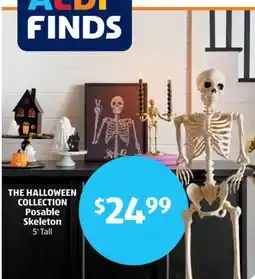 Aldi THE HALLOWEEN Posable Skeleton offer