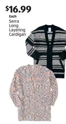 Aldi Serra Long Layering Cardigan offer