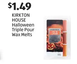 Aldi KIRKTON HOUSE Halloween Triple Pour Wax Melts offer