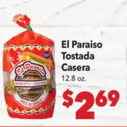 Vallarta Supermarkets El Paraiso Tostada Casera offer