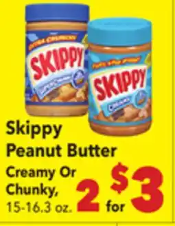 Vallarta Supermarkets Skippy Peanut Butter offer