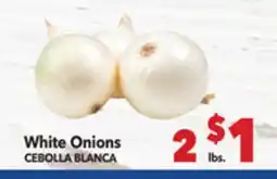 Vallarta Supermarkets White Onions / CEBOLLA BLANCA offer