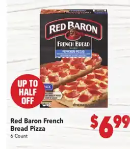 Vallarta Supermarkets Red Baron French Bread Pizza offer