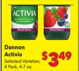 Vallarta Supermarkets Dannon Activia offer