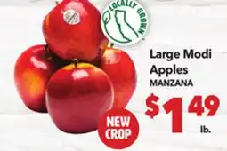 Vallarta Supermarkets Large Modi Apples / MANZANA offer
