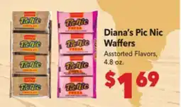Vallarta Supermarkets Diana's Pic Nic Waffers Asstorted Flavors offer