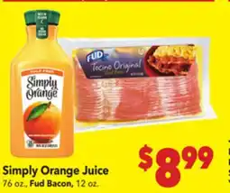 Vallarta Supermarkets Simply Orange Juice offer
