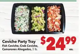 Vallarta Supermarkets Ceviche Party Tray offer