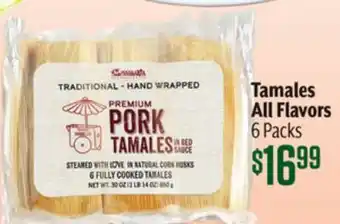 Vallarta Supermarkets Tamles All Flavors offer