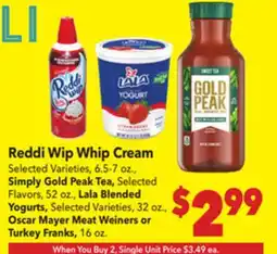 Vallarta Supermarkets Reddi Wip Whip Cream offer