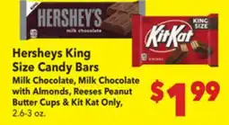Vallarta Supermarkets Hersheys King Size Candy Bars offer