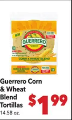 Vallarta Supermarkets Guerrero Corn & Wheat Blend Tortillas offer