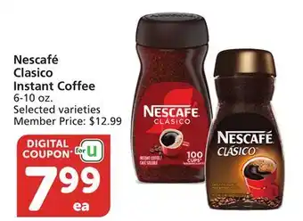 Vons Nescafé Clasico Instant Coffee offer