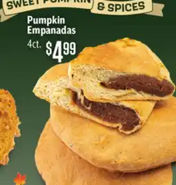 Vallarta Supermarkets Pumpkin Empanadas offer