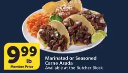 Vons Marinated or Seasoned Carne Asada offer