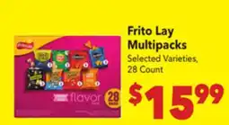 Vallarta Supermarkets Frito Lay Multipacks offer