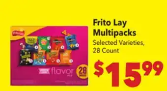 Vallarta Supermarkets Frito Lay Multipacks offer