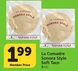 Albertsons La Comadre Sonora Style Soft Taco offer