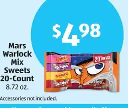 Aldi Mars Warlock Mix Sweets 20-Count offer