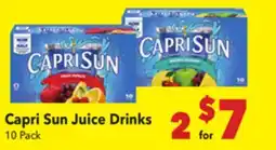 Vallarta Supermarkets Capri Sun Juice Drinks offer
