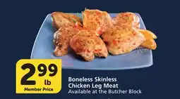 Vons Boneless Skinless Chicken Leg Meat offer