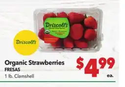 Vallarta Supermarkets Driscolls Organic Strawberries offer