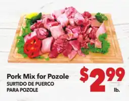Vallarta Supermarkets Pork Mix for Pozole / SURTIDO DE PUERCO PARA POZOLE offer